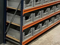 Grootvakstelling + 60 bakken 60x40x22cm (4,75m), mecalux, gedemonteerd - afbeelding 2 van  3