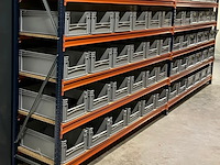 Grootvakstelling + 60 bakken 60x40x22cm (4,75m), mecalux, gedemonteerd - afbeelding 1 van  3
