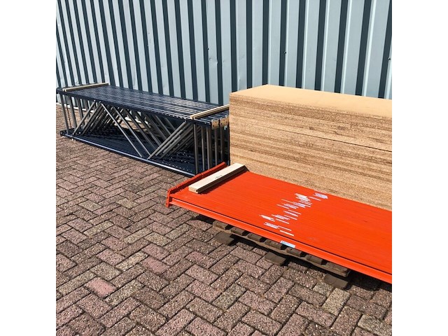 Grootvakstelling ruim 20m lang, 0,6m diep mecalux, gedemonteerd - afbeelding 4 van  8