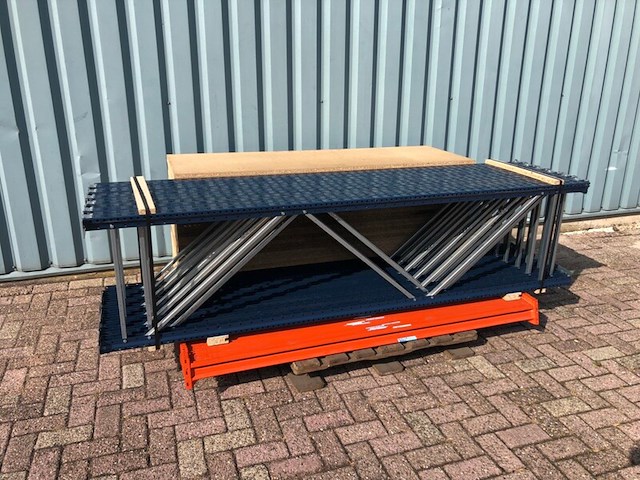 Grootvakstelling ruim 20m lang, 0,6m diep mecalux, gedemonteerd - afbeelding 5 van  8