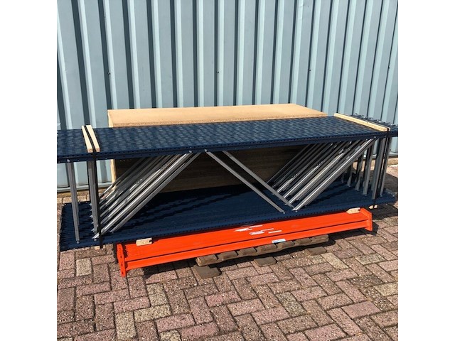 Grootvakstelling ruim 20m lang, 0,6m diep mecalux, gedemonteerd - afbeelding 5 van  8