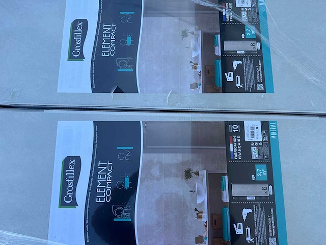 Grossfillex - element compact - beton blanc touch - wanddecoratie - afbeelding 2 van  4
