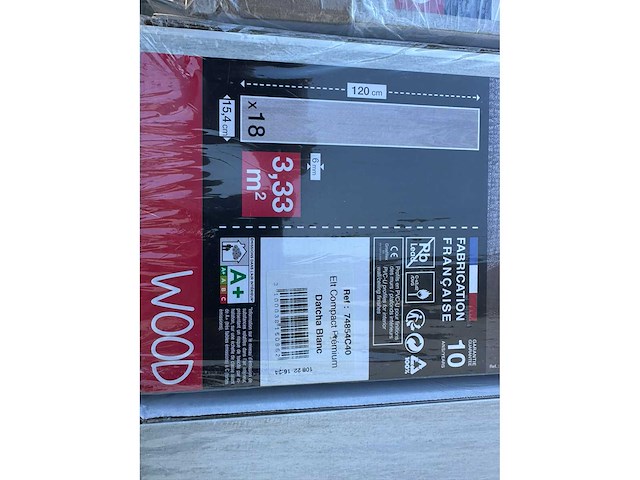 Grossfillex - elt compact premium - datcha blanc - wanddecoratie - afbeelding 3 van  4