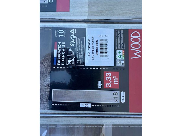 Grossfillex - elt compact premium - datcha blanc - wanddecoratie - afbeelding 2 van  4