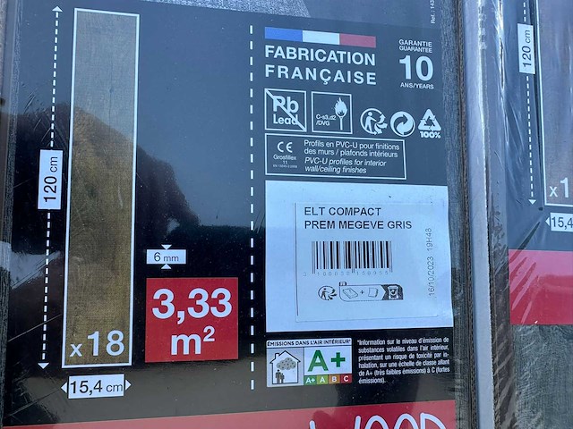 Grossfillex - elt compact premium - megeve gris - wanddecoratie - afbeelding 4 van  4