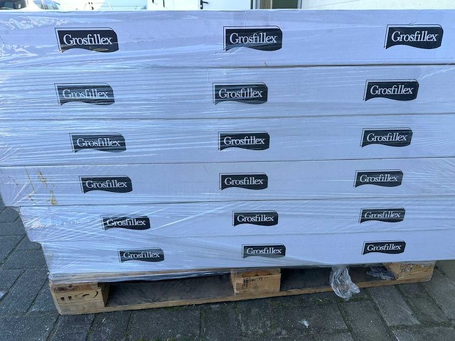 Grossfillex - elt compact premium - megeve griscmegeve blanc - wanddecoratie - afbeelding 2 van  4