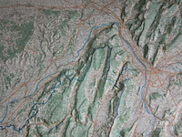Grote 3-d landkaart - afbeelding 7 van  8