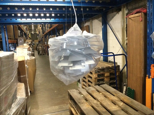 Grote aluminium hanglamp - afbeelding 5 van  11