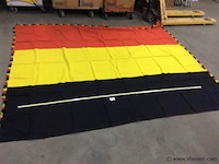 Grote belgische vlag +2m - afbeelding 1 van  2