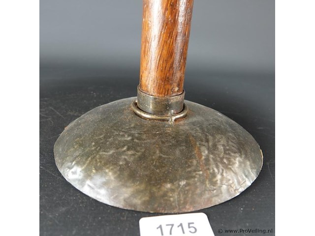 Grote brons/messing voetschaal - afbeelding 4 van  5