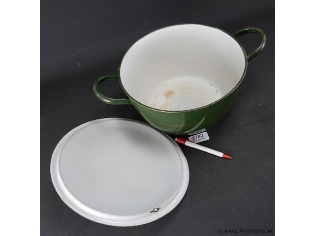 Grote emaillen pan - afbeelding 3 van  5