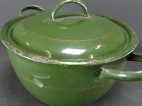 Grote emaillen pan - afbeelding 4 van  5