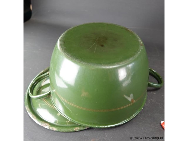 Grote emaillen pan - afbeelding 5 van  5