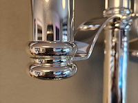 Grote exclusieve verzilverde kandelaar, fink silber, zilver - afbeelding 3 van  9