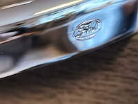 Grote exclusieve verzilverde kandelaar, fink silber, zilver - afbeelding 7 van  9