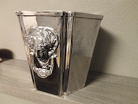 Grote exclusieve verzilverde wijnkoeler, fink silber - afbeelding 3 van  4