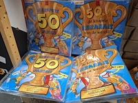 Grote gefeliciteerd beker/medaille 34 cm 18 stuks