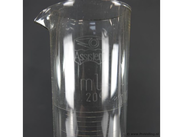 Grote glazen maatcilinder - afbeelding 2 van  5