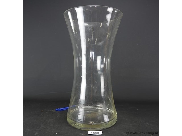 Grote glazen vaas - afbeelding 2 van  5