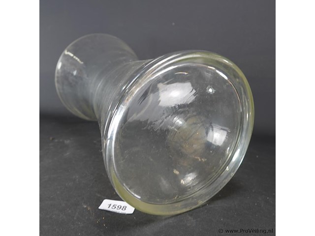 Grote glazen vaas - afbeelding 5 van  5