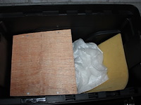 Grote hoeveelheid diverse asbakken op pallet. - afbeelding 1 van  3