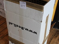 Grote hoeveelheid muntenbakken in doos. - afbeelding 2 van  3