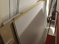 Grote hoeveelheid plaatmateriaal w.o. spaanplaat, multiplex en mdf. totaal circa 50 platen - afbeelding 6 van  6