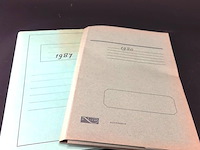 Grote hoeveelheid postzegelvellen in 2 mappen - afbeelding 5 van  5
