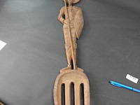 Grote houten don quichotte als vork - afbeelding 2 van  5
