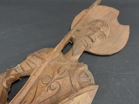 Grote houten don quichotte als vork - afbeelding 5 van  5