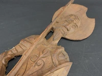 Grote houten don quichotte als vork - afbeelding 5 van  5