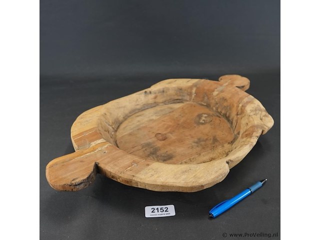 Grote houten schaal - afbeelding 1 van  5