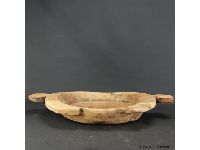 Grote houten schaal - afbeelding 3 van  5