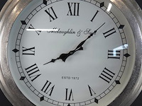 Grote ijzeren shabby-chic stijl wandklok - afbeelding 3 van  5