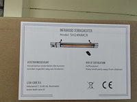 Grote infrarood heater 2400 watt + asb. - afbeelding 1 van  2
