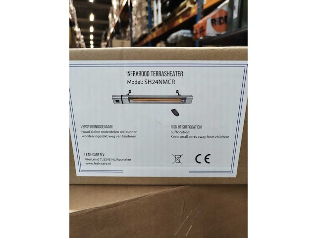 Grote infrarood terras heater - afbeelding 1 van  1