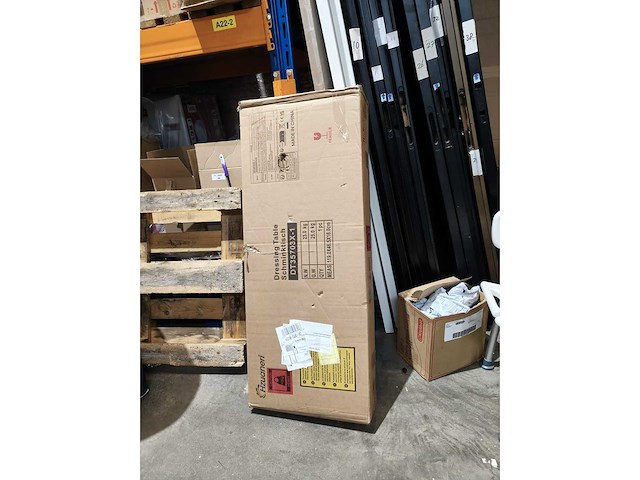 Grote kaptafel met 10 led verlichtingsbollen - afbeelding 4 van  4