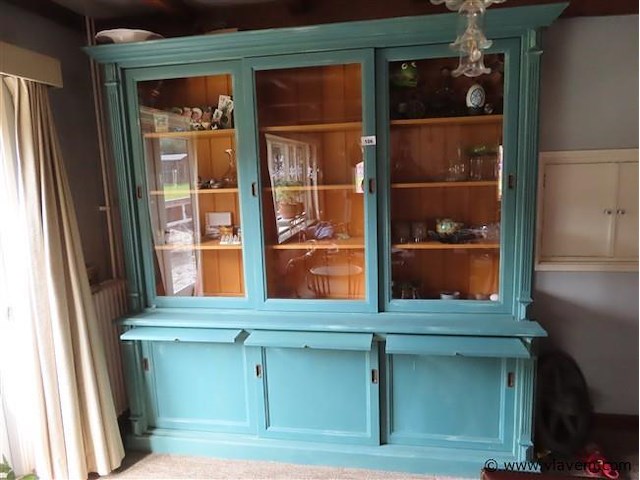 Grote kast met 6 schuifdeuren b 225cm h 225cm d 55cm - afbeelding 1 van  7