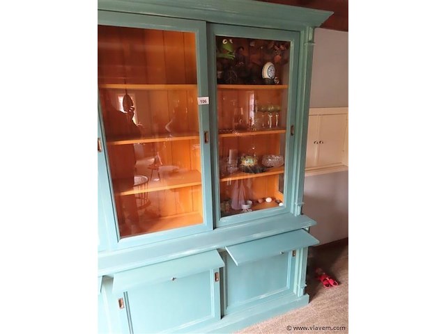 Grote kast met 6 schuifdeuren b 225cm h 225cm d 55cm - afbeelding 2 van  7