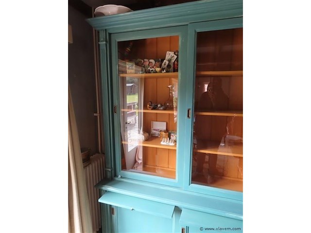 Grote kast met 6 schuifdeuren b 225cm h 225cm d 55cm - afbeelding 3 van  7