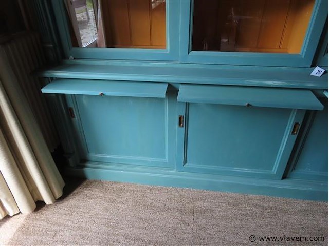 Grote kast met 6 schuifdeuren b 225cm h 225cm d 55cm - afbeelding 4 van  7