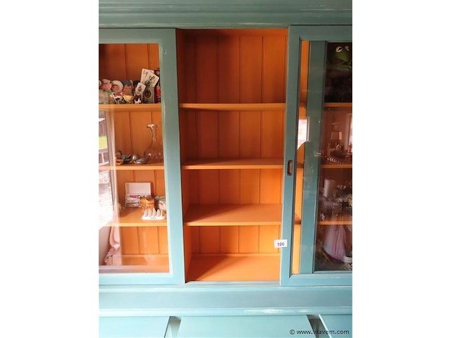 Grote kast met 6 schuifdeuren b 225cm h 225cm d 55cm - afbeelding 6 van  7