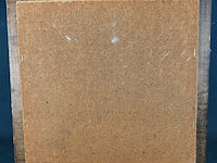 Grote keramische wandtegel in houten lijst - afbeelding 5 van  5