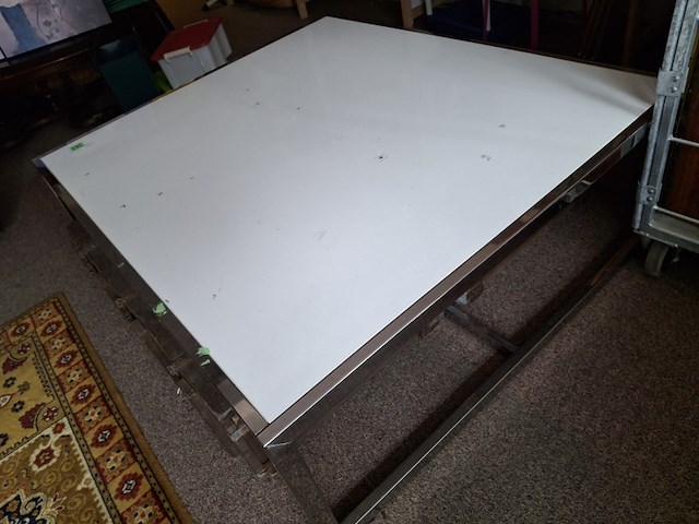 Grote lage winkeltafel 120 x 135 x 45 cm - afbeelding 3 van  3