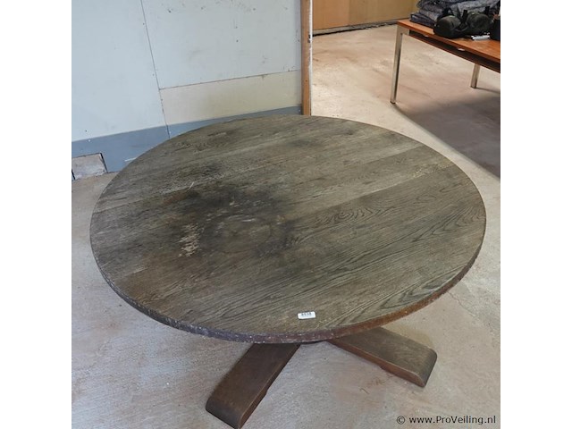 Grote massief houten tuintafel - afbeelding 3 van  8