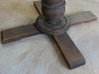 Grote massief houten tuintafel - afbeelding 4 van  8