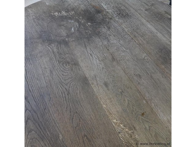 Grote massief houten tuintafel - afbeelding 5 van  8