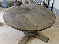 Grote massief houten tuintafel - afbeelding 7 van  8