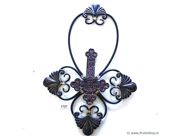 Grote metalen wandconsole - afbeelding 1 van  5