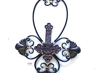 Grote metalen wandconsole - afbeelding 1 van  5